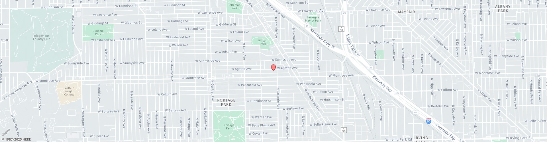 Location Map: 1827 W Montrose Ave Chicago, IL 60613